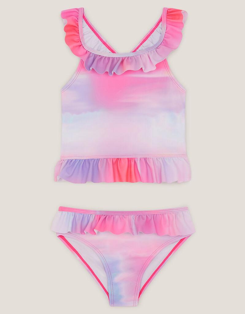 Monsoon Children Kupaći kostim za devojčice, Dvodelni, Roze