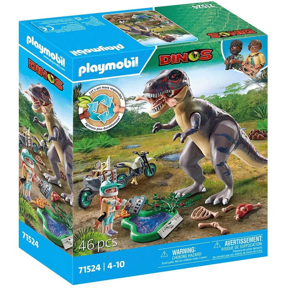 Playmobil Set za igru Potraga za T-rexom Dinos, 46 delova