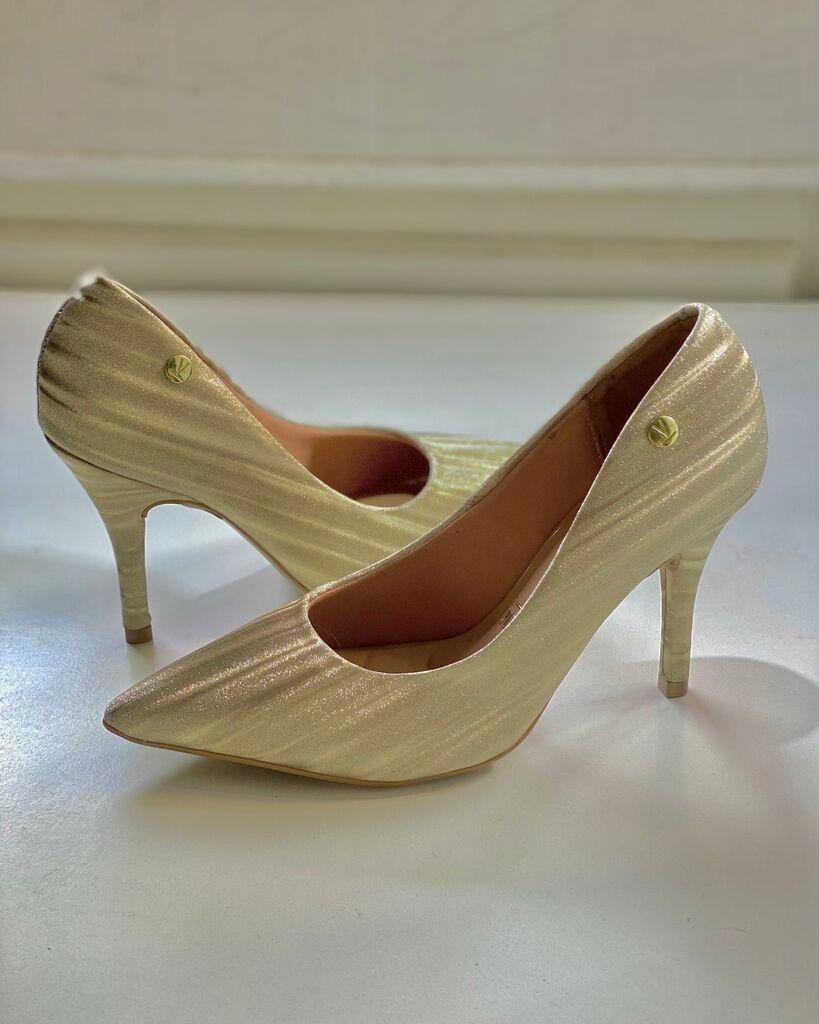 Squareonline Ženske salonke sa štrasom, Zlatne boje