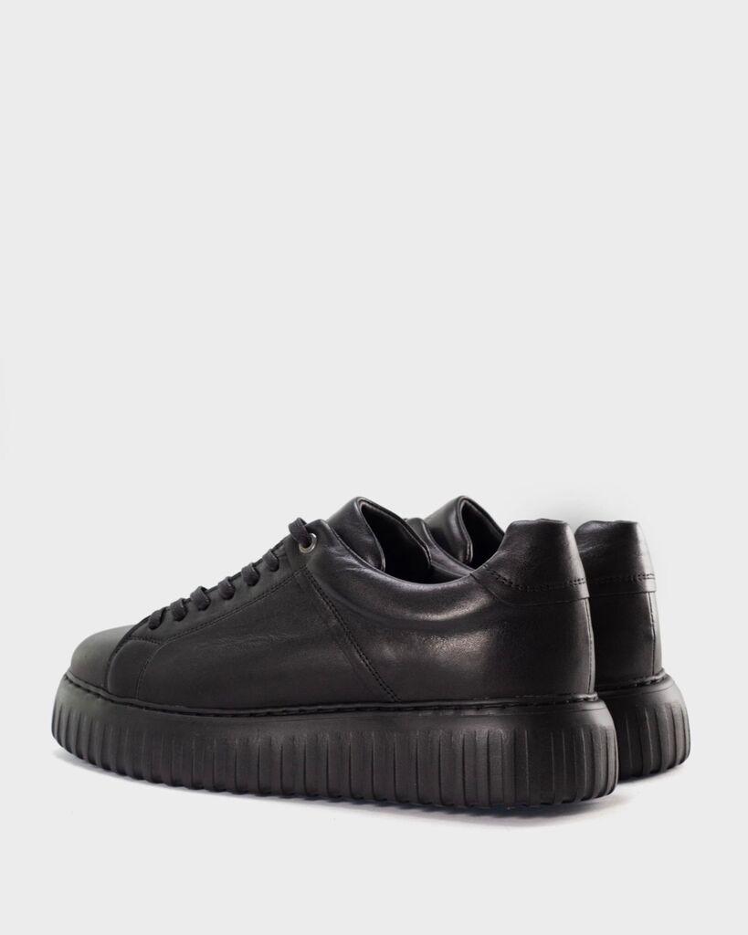 Squareonline Muške kožne patike, Crne