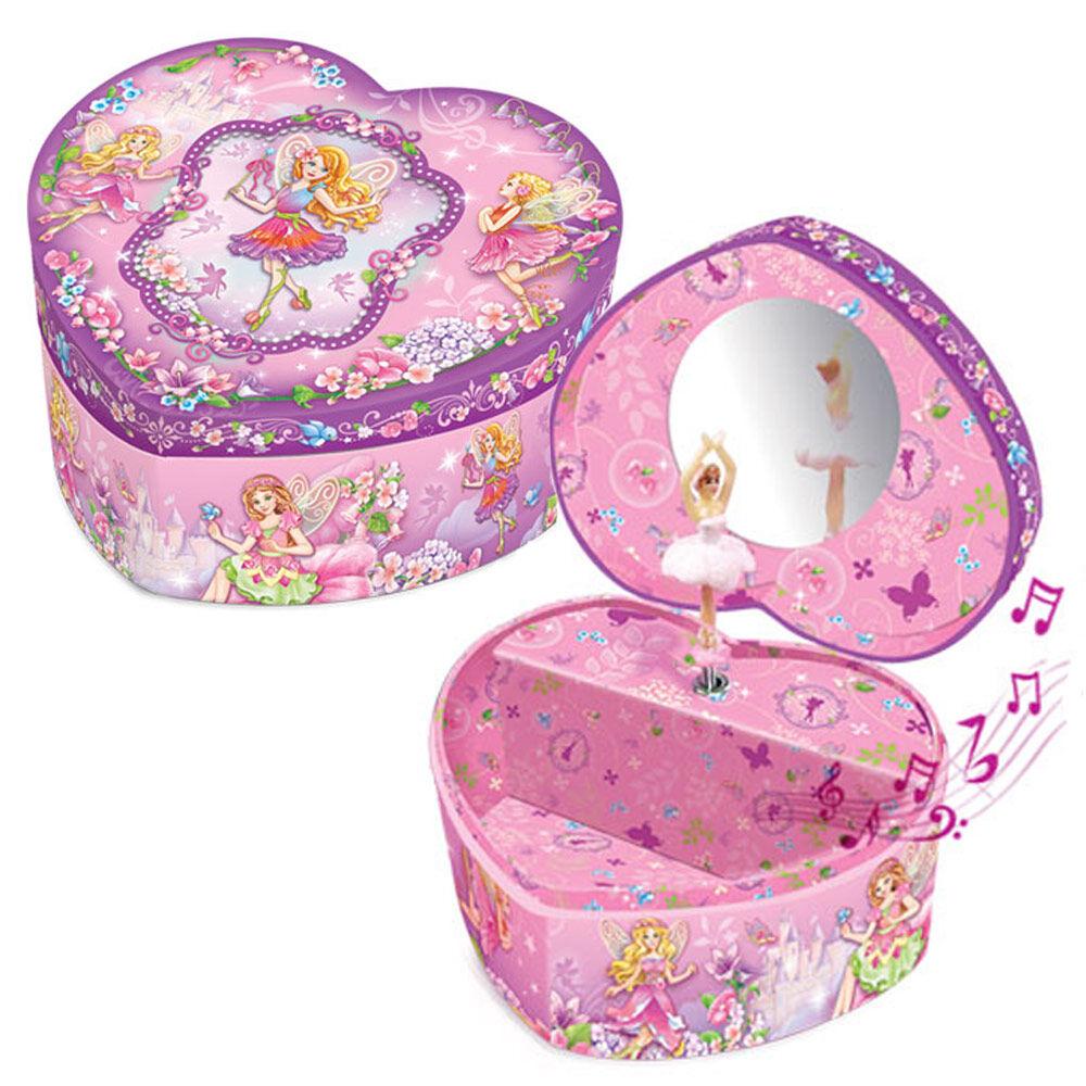 Muzička kutija za nakit Srce Vila