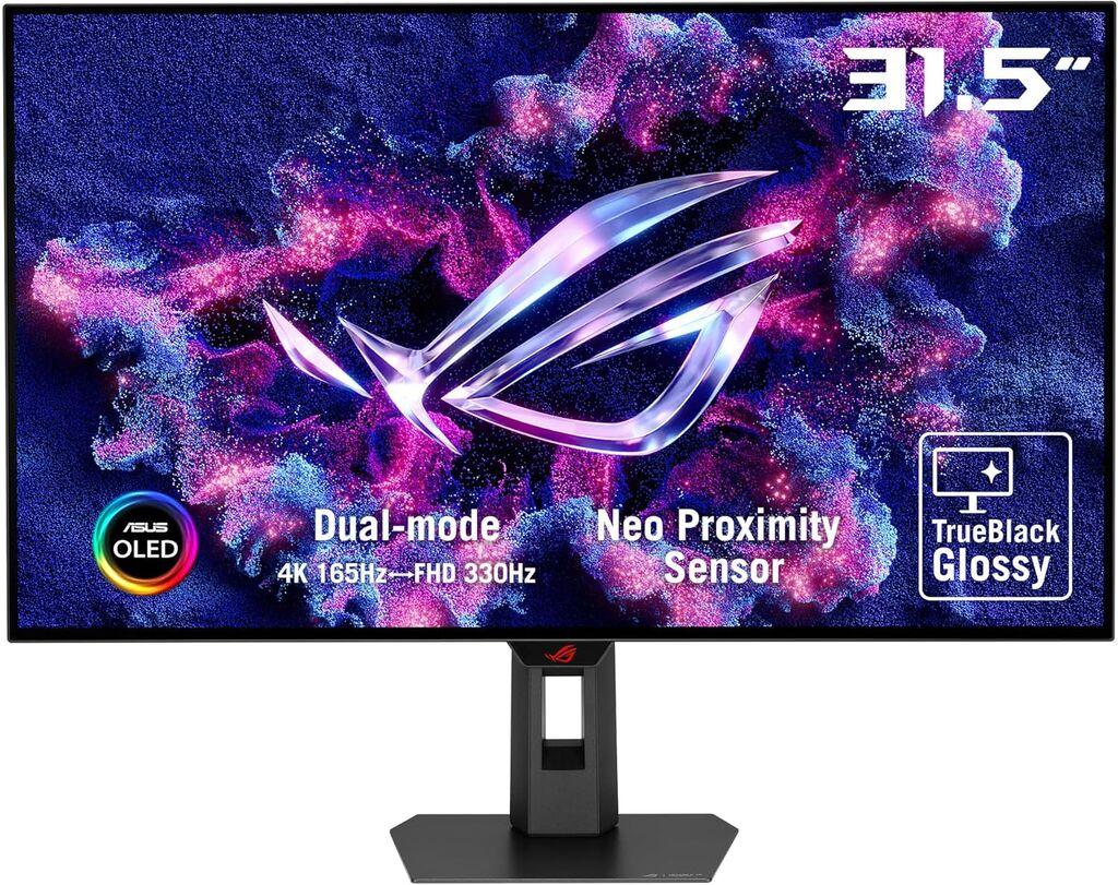 Asus Gaming monitor ROG XG32UCWG 32"/OLED/3840x2160/165HZ 4K 330Hz FHD/0.03ms/HDMIx2,DP,USB/G-Sync/VESA