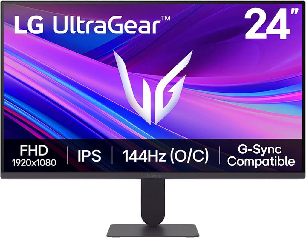 LG Gaming monitor 24G411A-B 24"/IPS/1920x1080/144Hz/5ms GTG/HDMI,DP/G-sync/VESA/crna