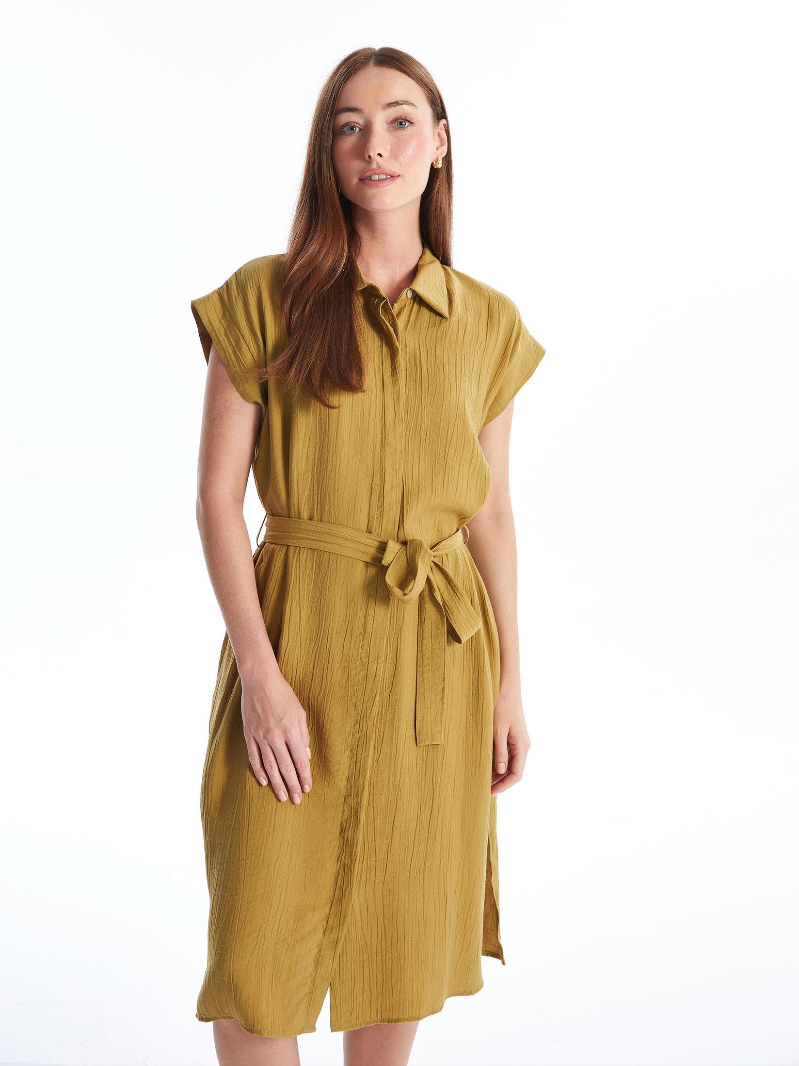 LC Waikiki Ženska košulja S4MF90Z8-GRS, Zelena