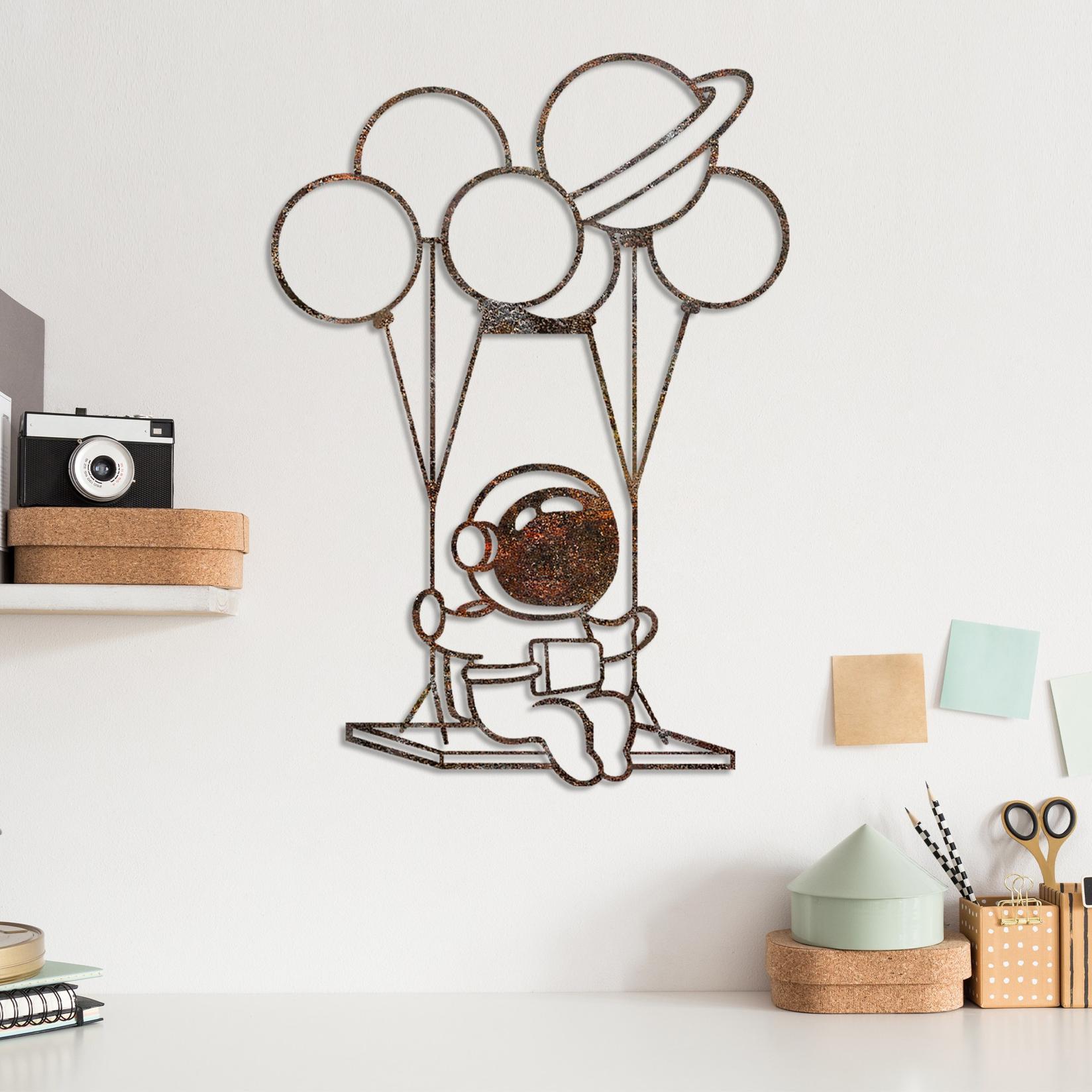 Wallity Zidna dekoracija Rusty Astro 1, 70x44 cm, Braon