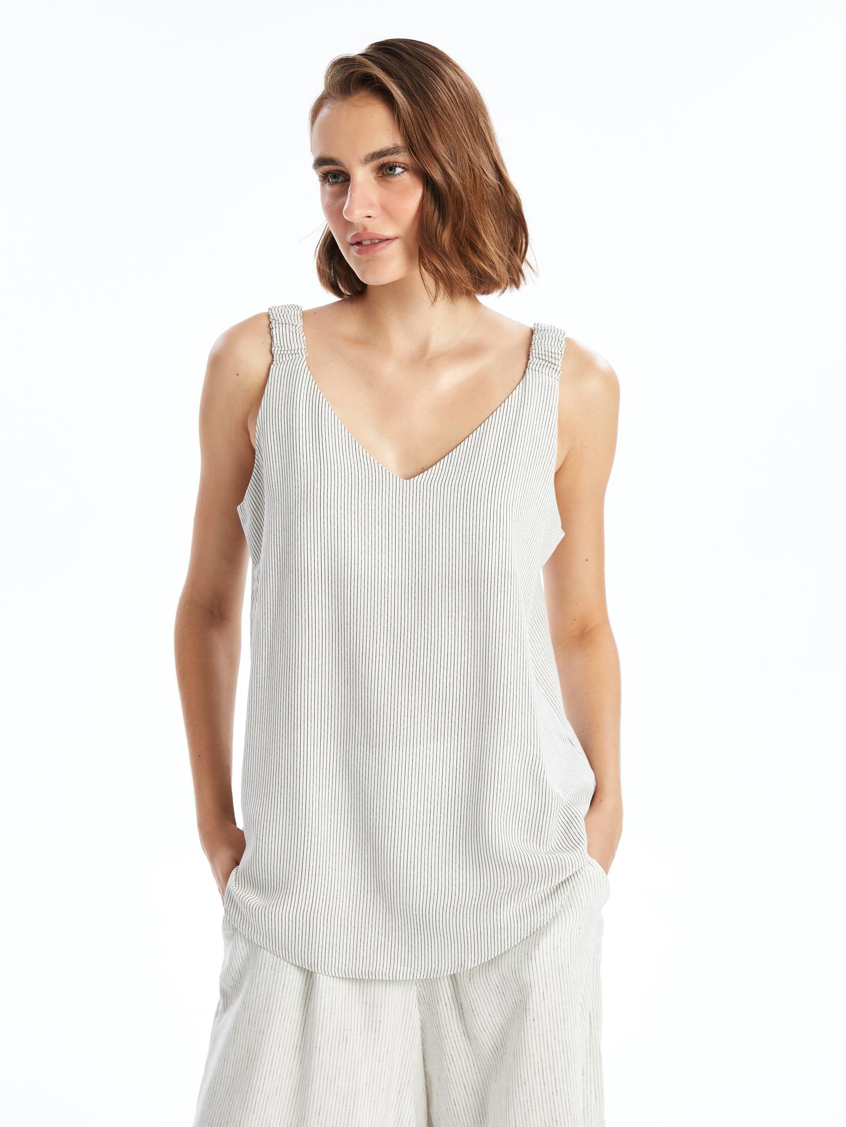 LC Waikiki Ženska bluza S4LE25Z8-LGS, Teget