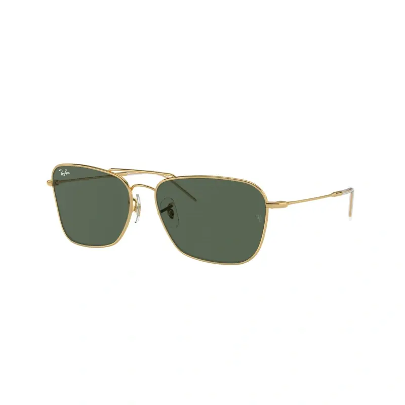 Ray Ban Naočare za sunce Caravan Reverse 0RBR0102S 001/VR 61, Zlatne boje