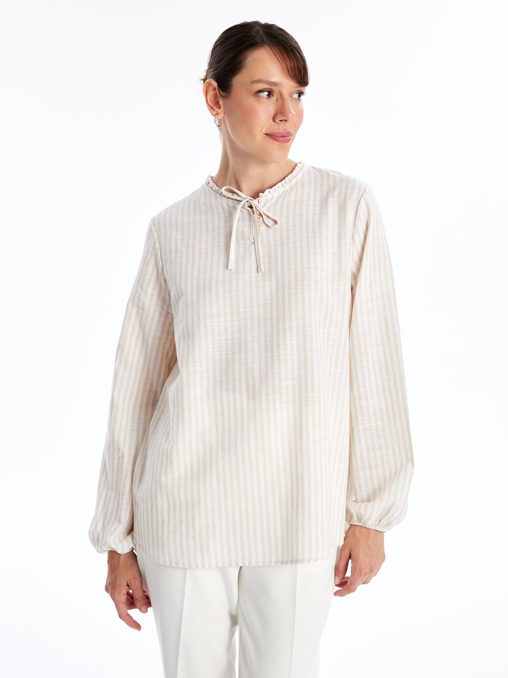 LC Waikiki Ženska bluza S4NC90Z8-ELZ, Bež