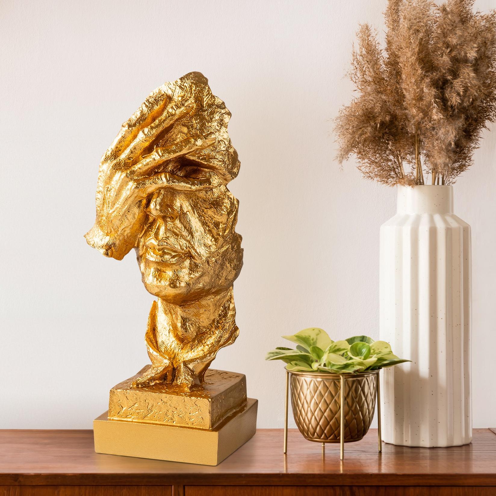 Aberto Design Dekorativna figura Yak-032-C, 14x33x11 cm