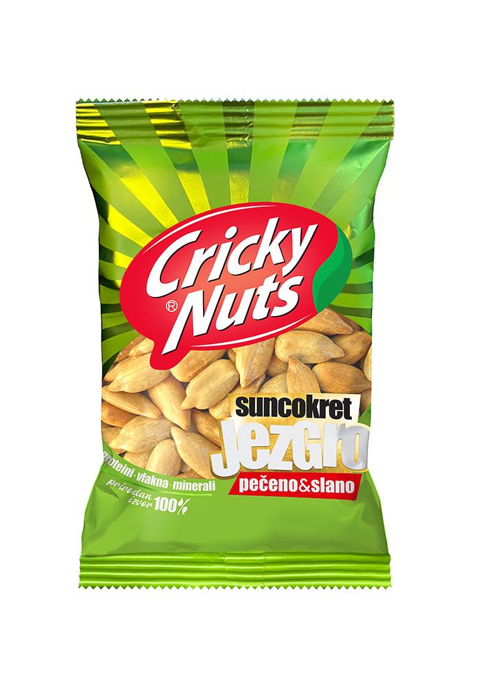Cricky Nuts Suncokret, Oljušteni, Pečeni i slani, 50g
