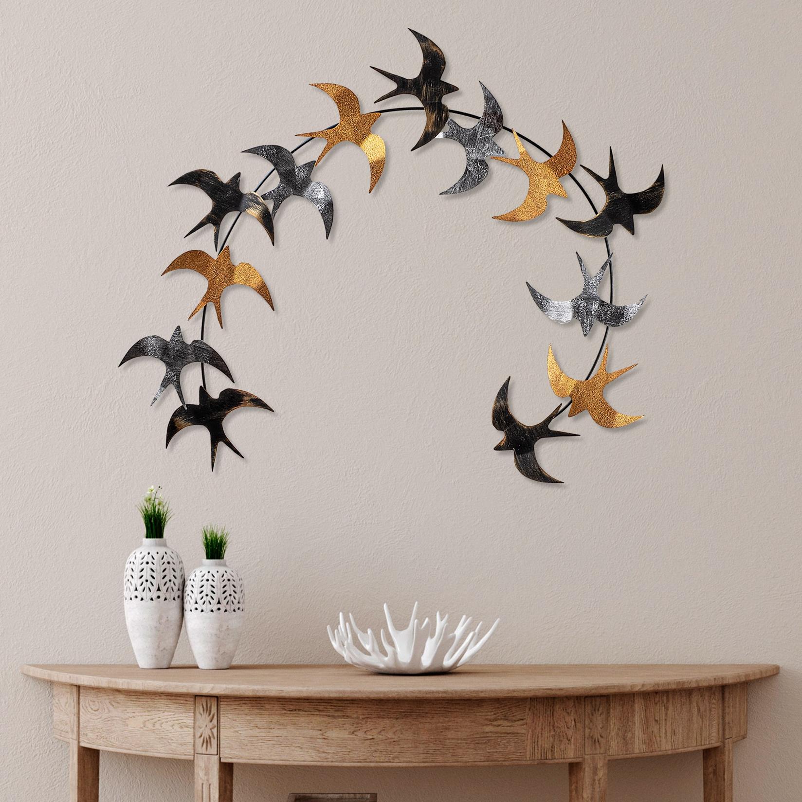 Wallity Zidna dekoracija Arc Flock 3, 90x82x7 cm, 1.5 mm, Šarena