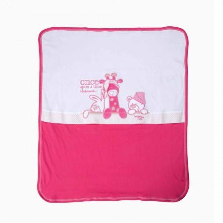 Tri drugara Pamučni prekrivač za bebe, Ciklama