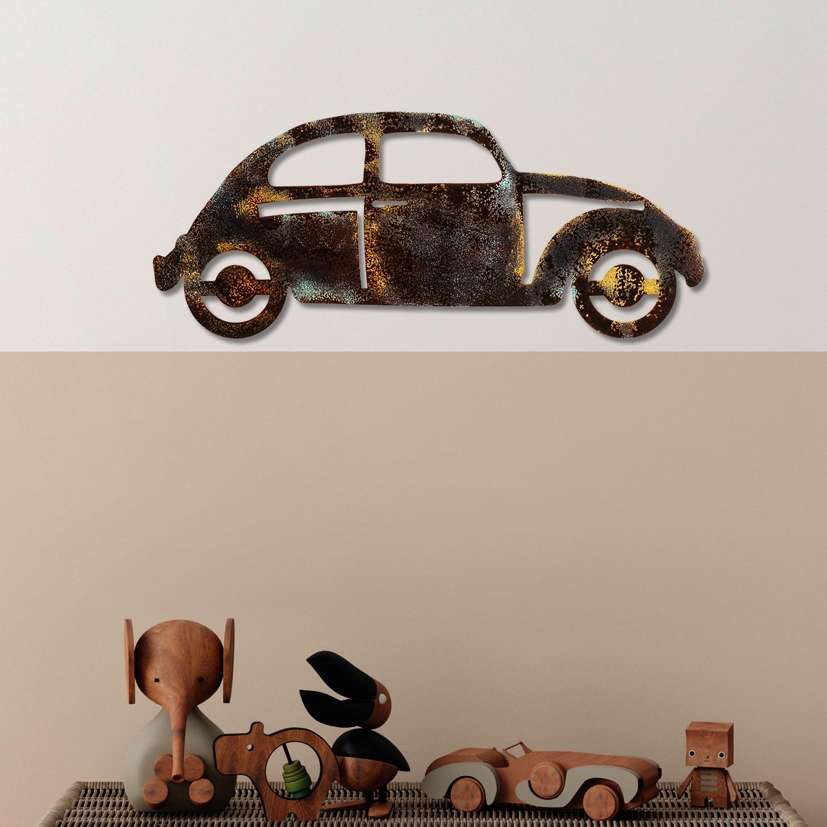 Wallity Zidna dekoracija Car 18, 50x20x1.5 cm, Šarena