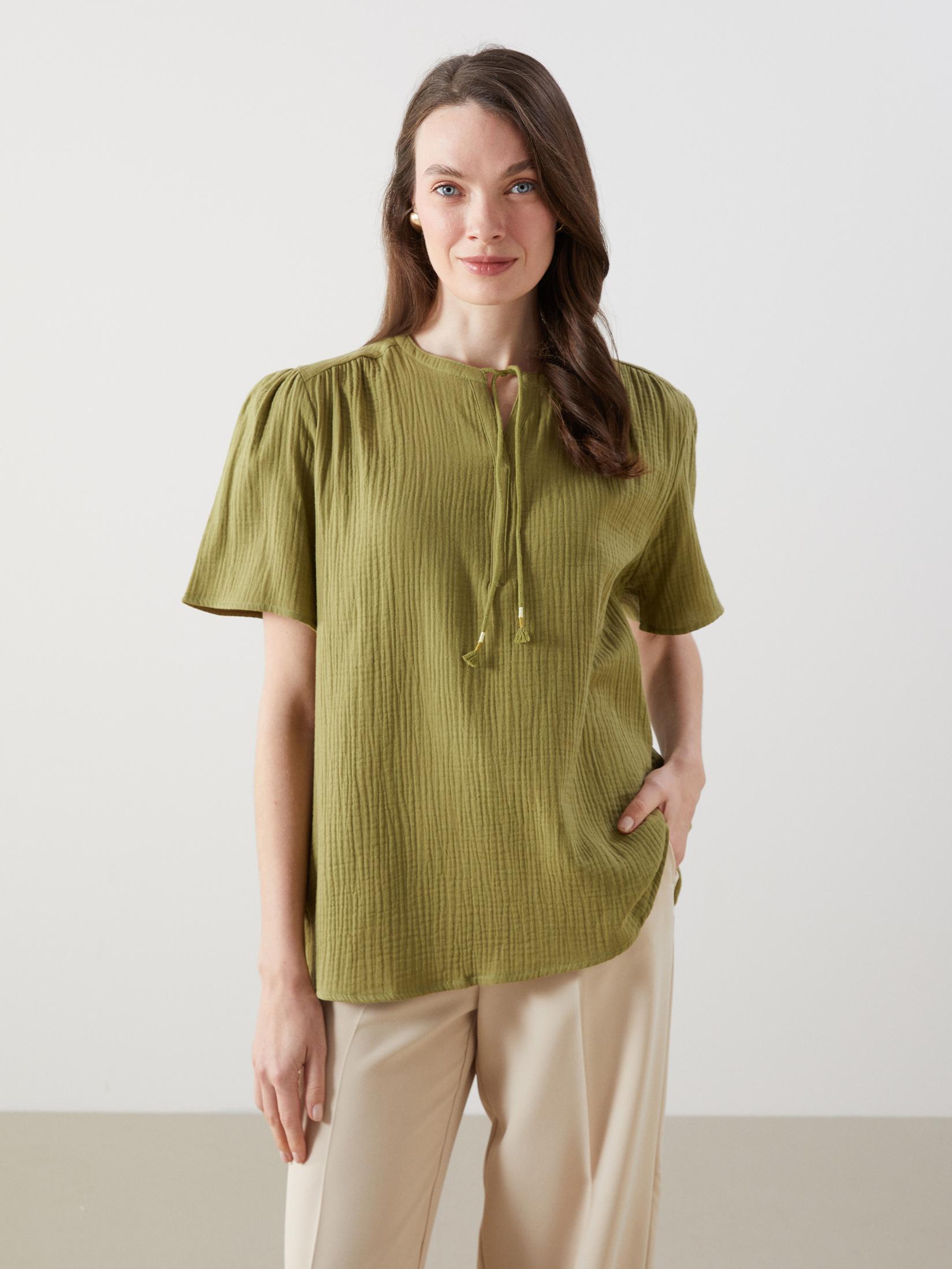 LC Waikiki Ženska bluza S5EO03Z8-HBD, Zelena