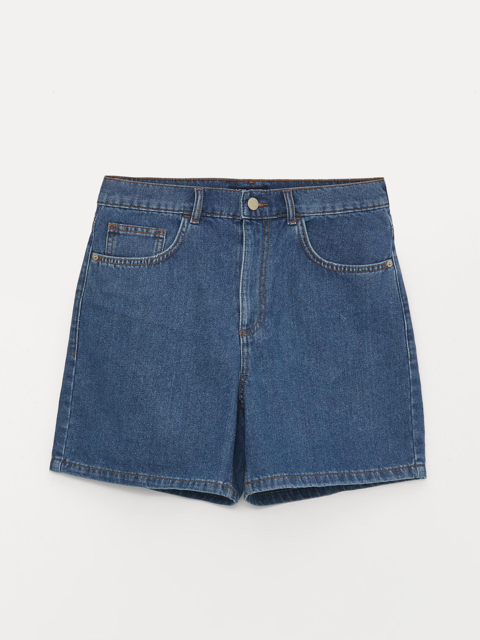 LC Waikiki Ženski teksas šorc S3GB96Z8-507, Indigo