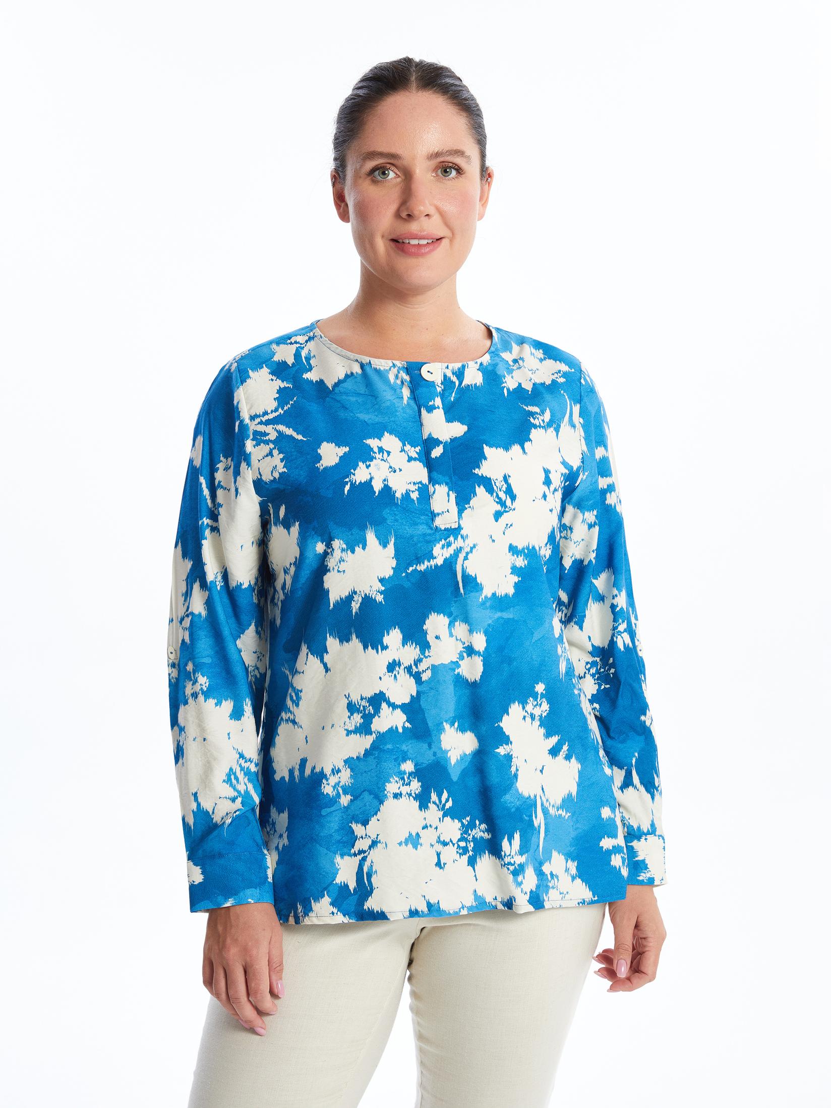 LC Waikiki Ženska bluza S4LN64Z8-LSJ, Teget