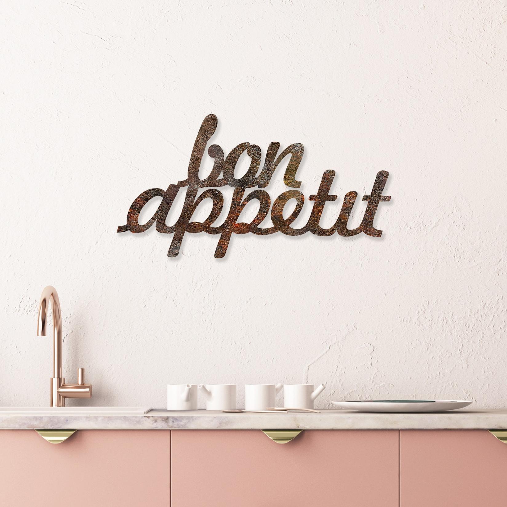 Wallity Zidna dekoracija Rusty Bon Appetit, 30x50 cm, Braon