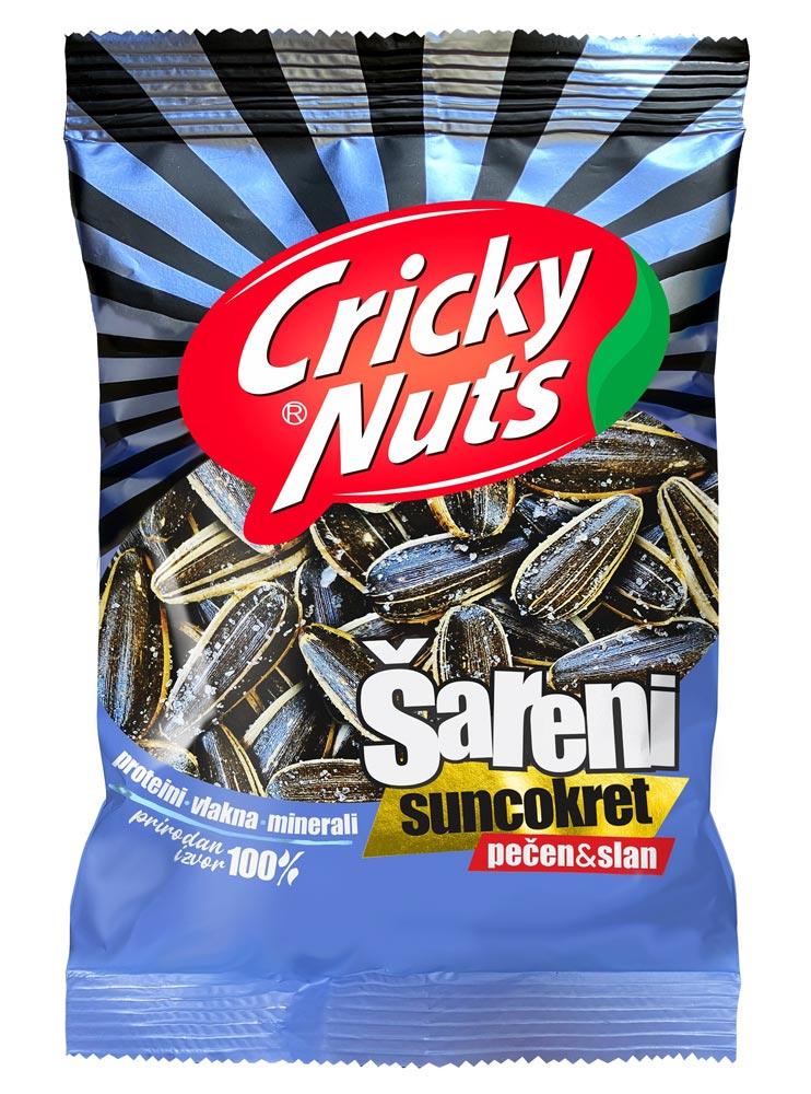 Cricky Nuts Suncokret, Neoljušteni, Pečeni i slani, 40g