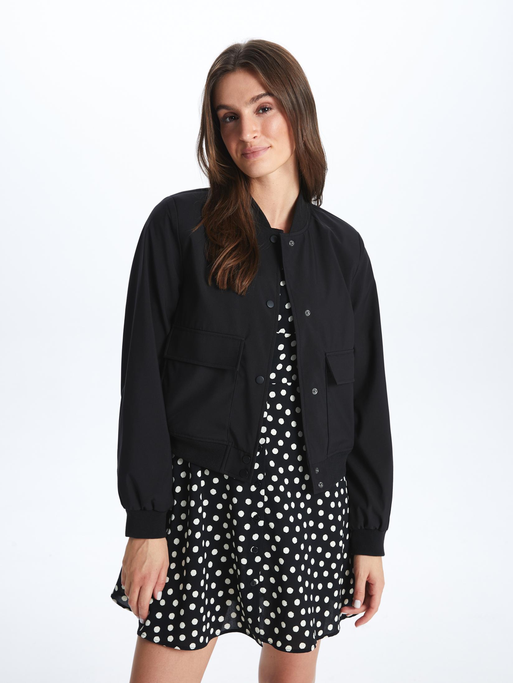 LC Waikiki Ženska jakna S46797Z8-CVL, Crna