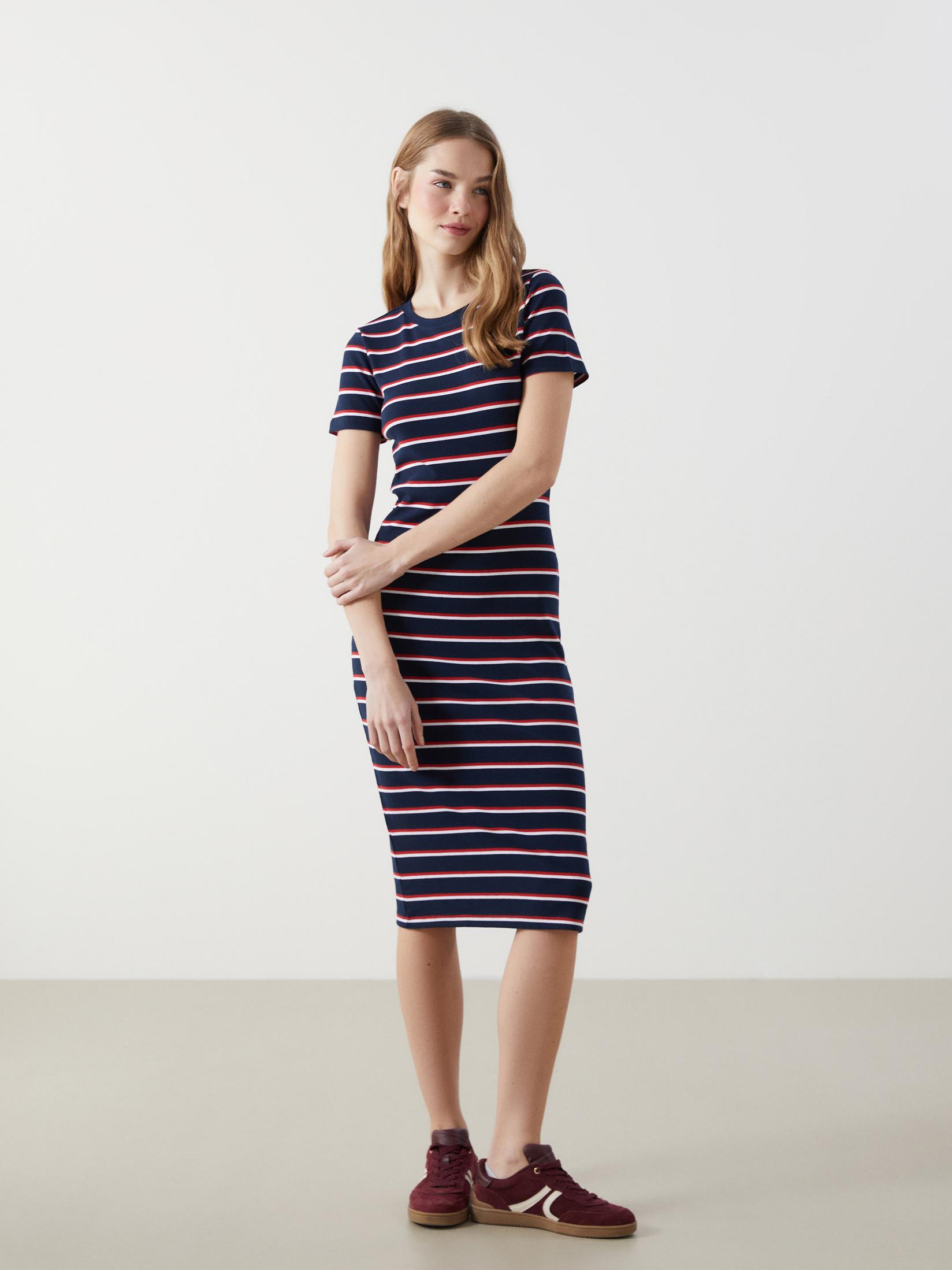 LC Waikiki Ženska haljina S44309Z8-LGS, Teget