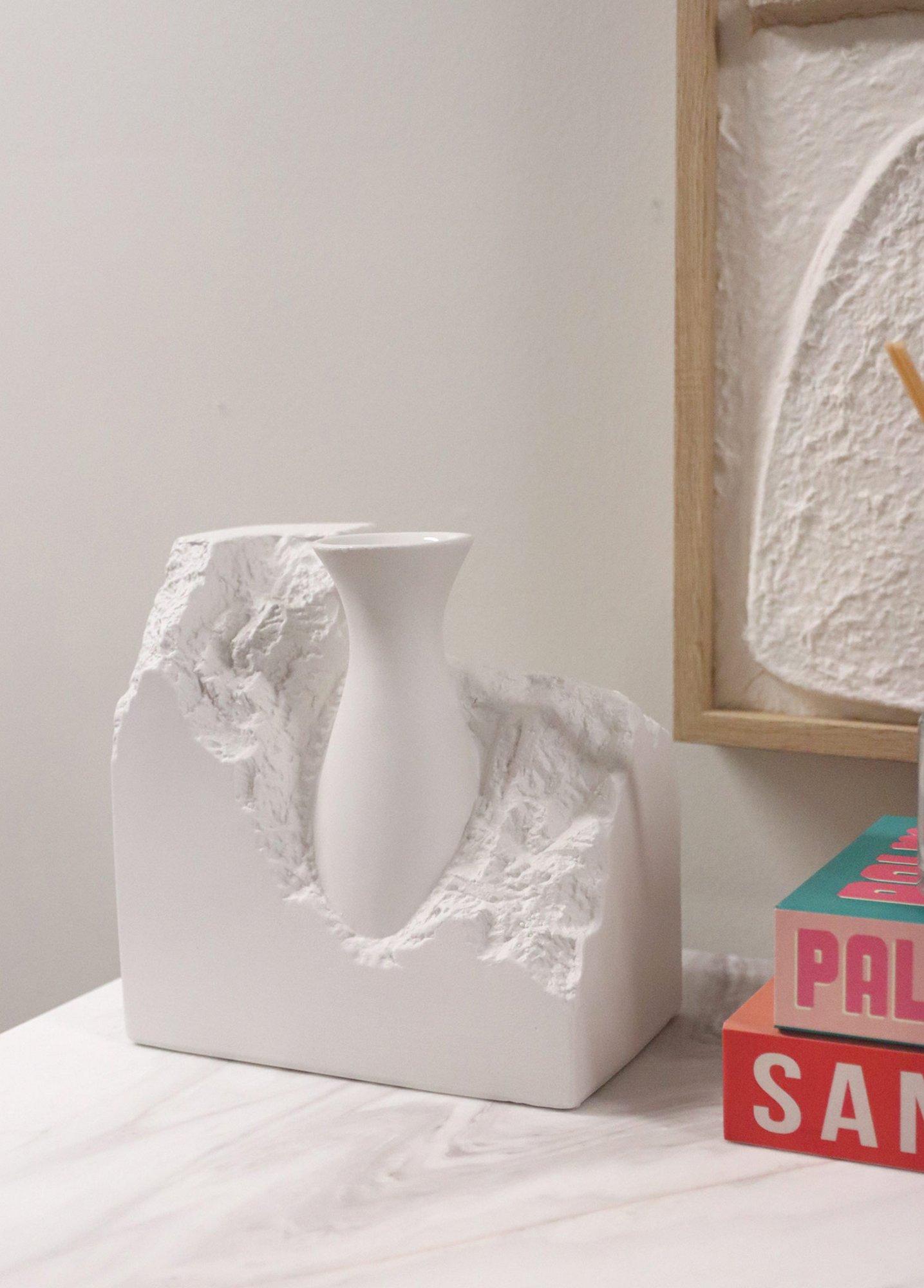 Aberto Design Vaza LCA0005, 20x12x20 cm, Bela