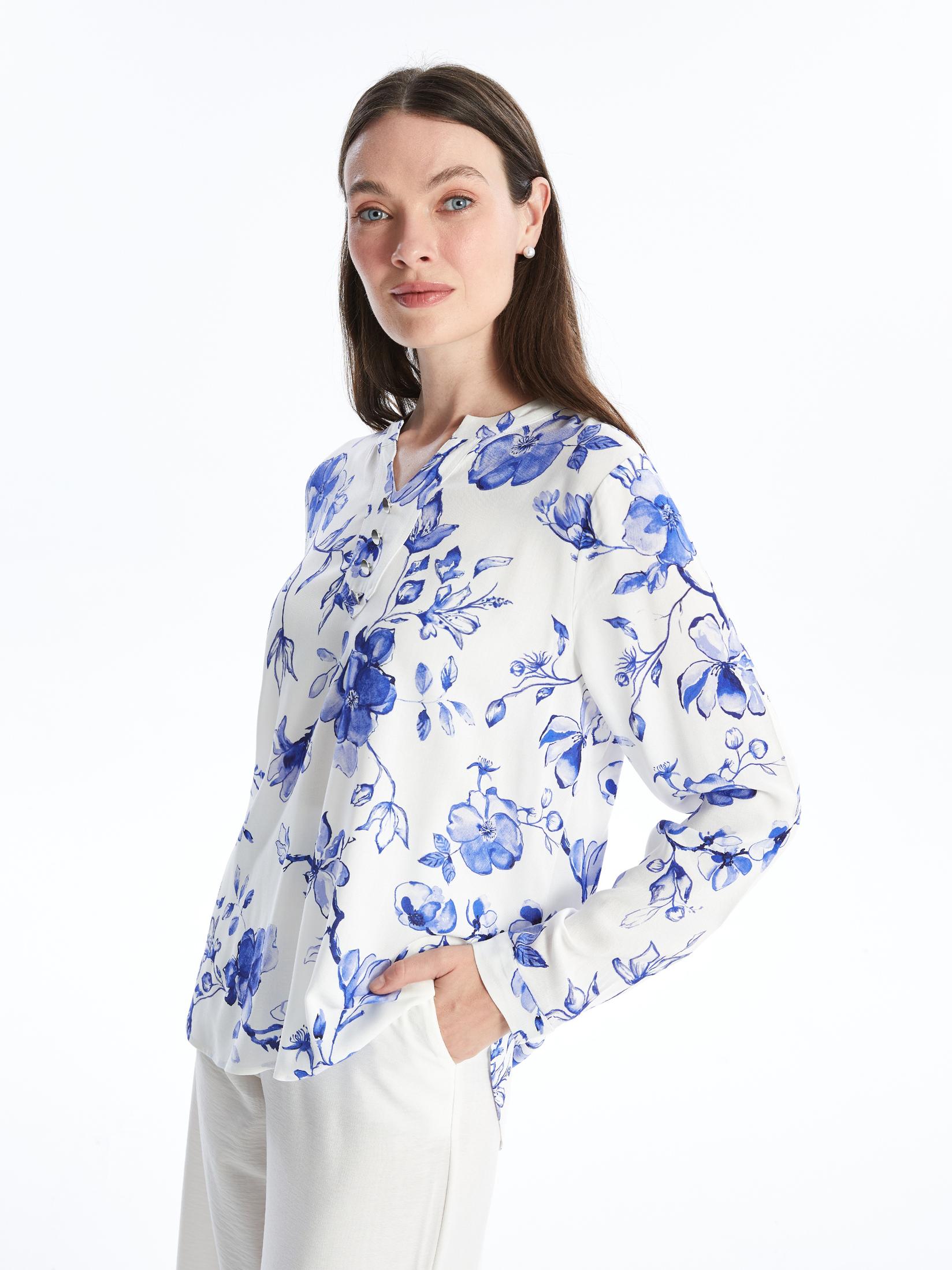 LC Waikiki Ženska bluza S4N566Z8-LRA, Krem