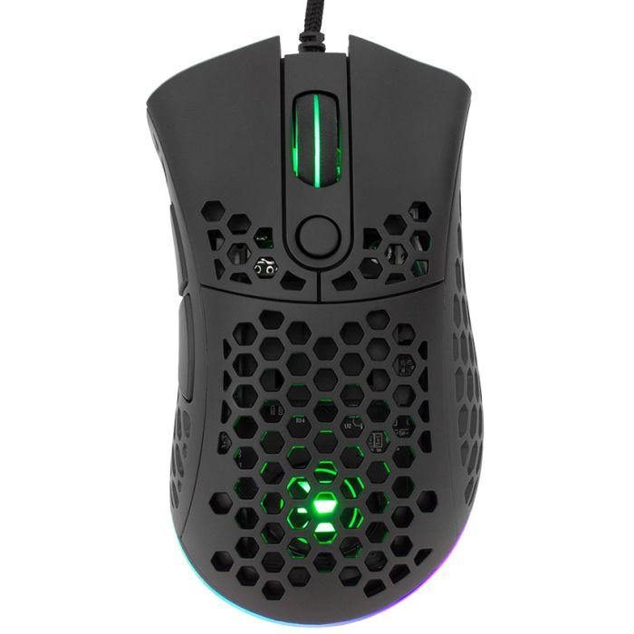 eShark Gaming žičani miš ESL M6 Shuriken, Crni