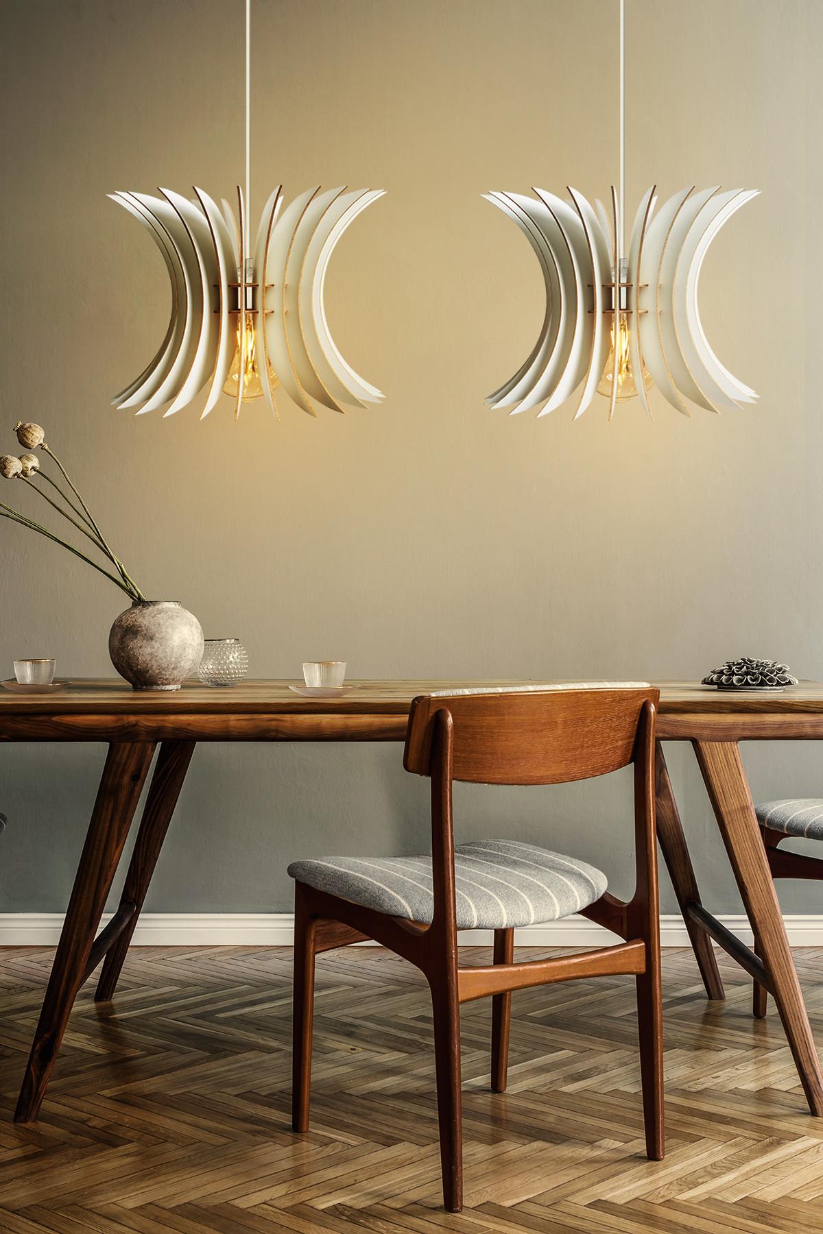 Opviq Luster 148, 55cm, E27, 40W, Beli