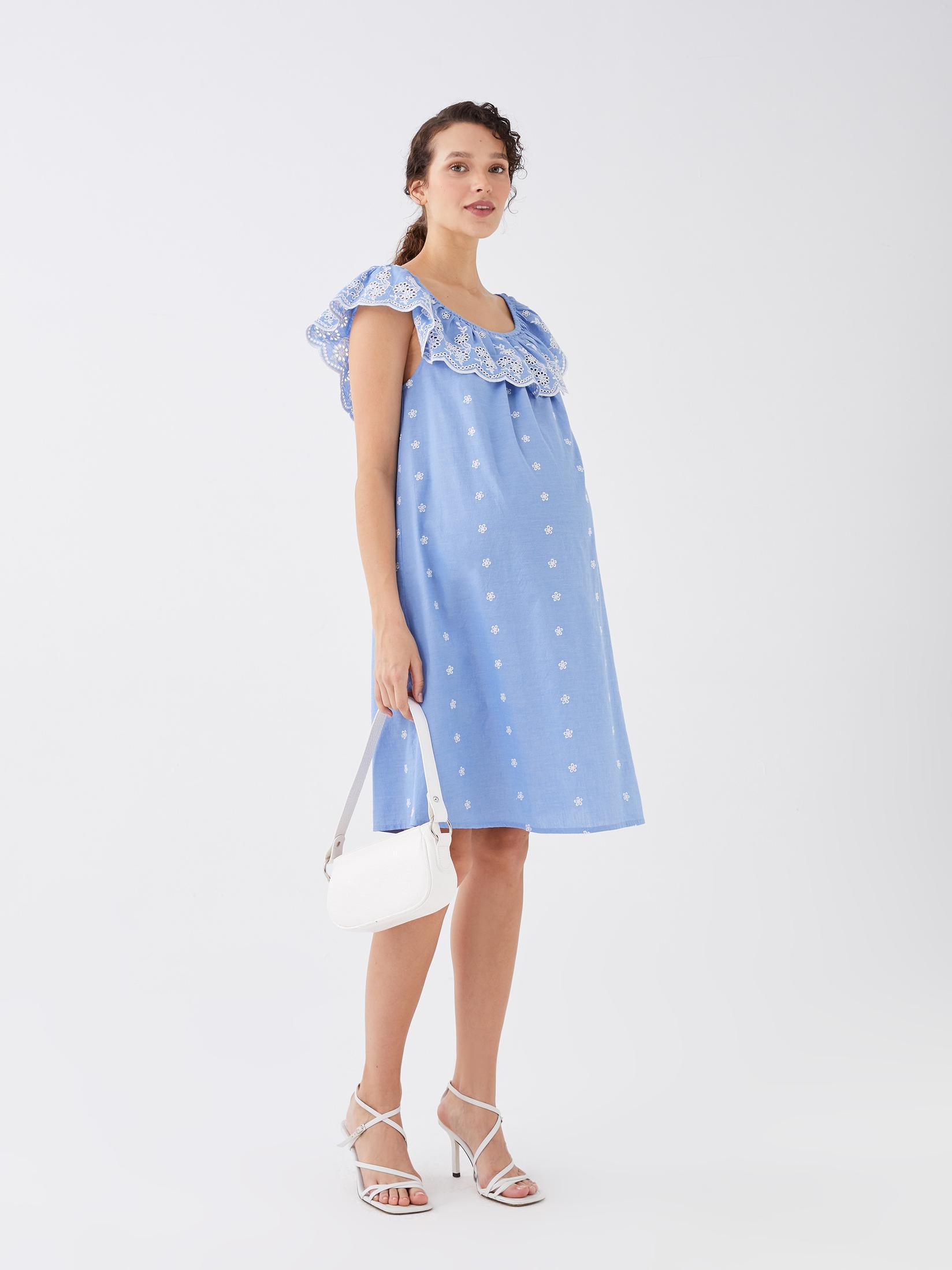 LC Waikiki Ženska haljina S31502Z8-SUF, Plava