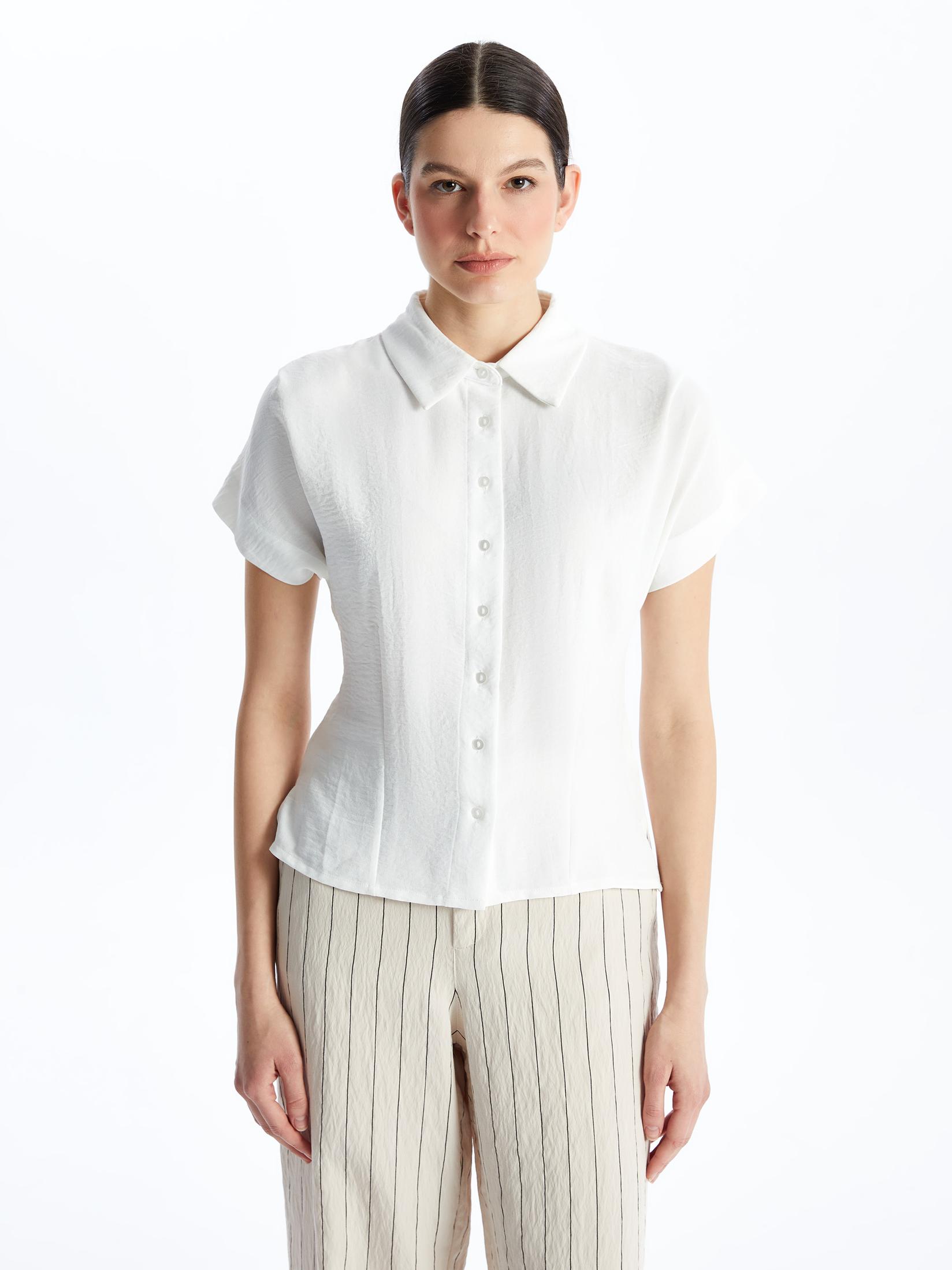 LC Waikiki Ženska košulja S4CH84Z8-Q6K, Bela