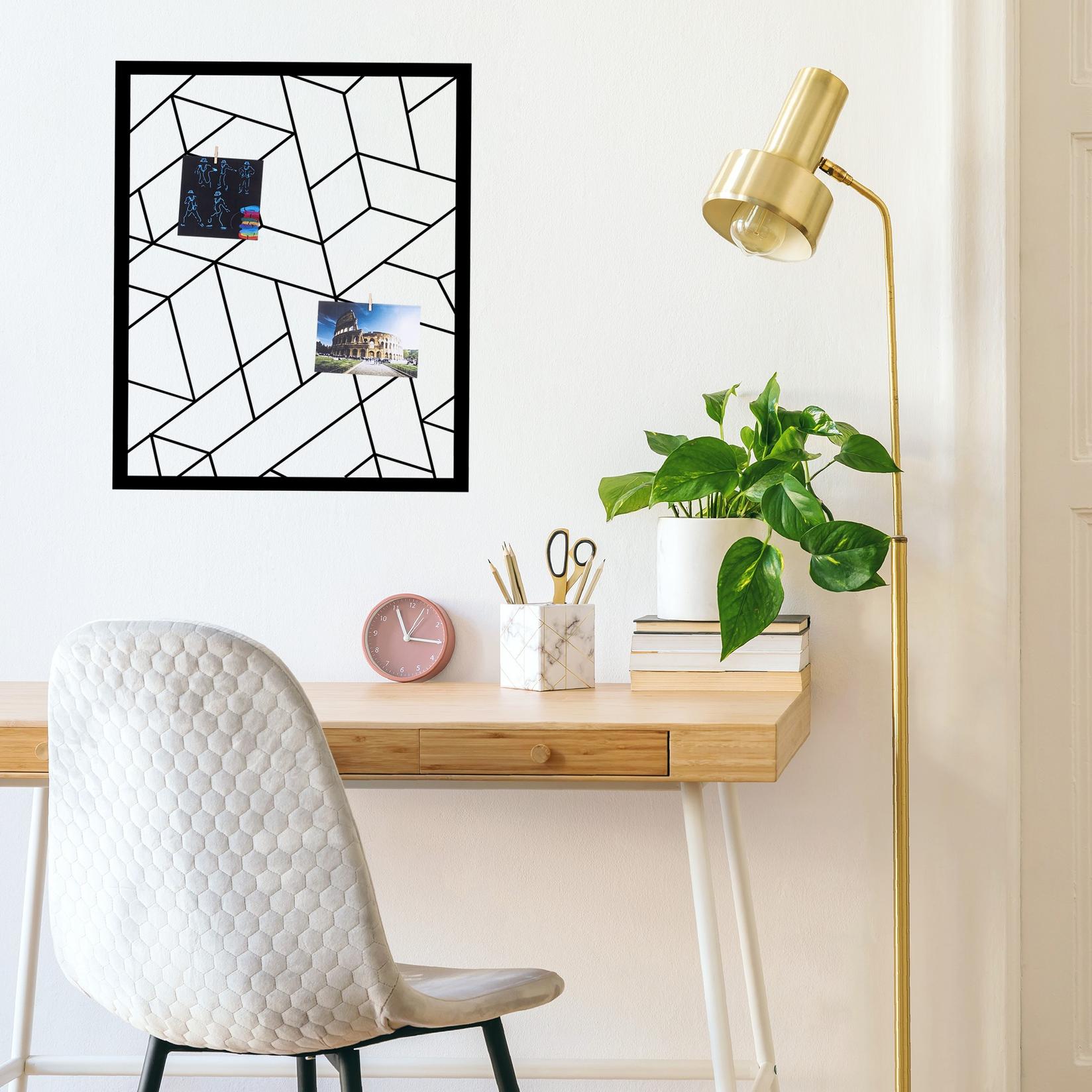 Wallity Zidna dekoracija Moodboard 2, 50x60 cm, Crna