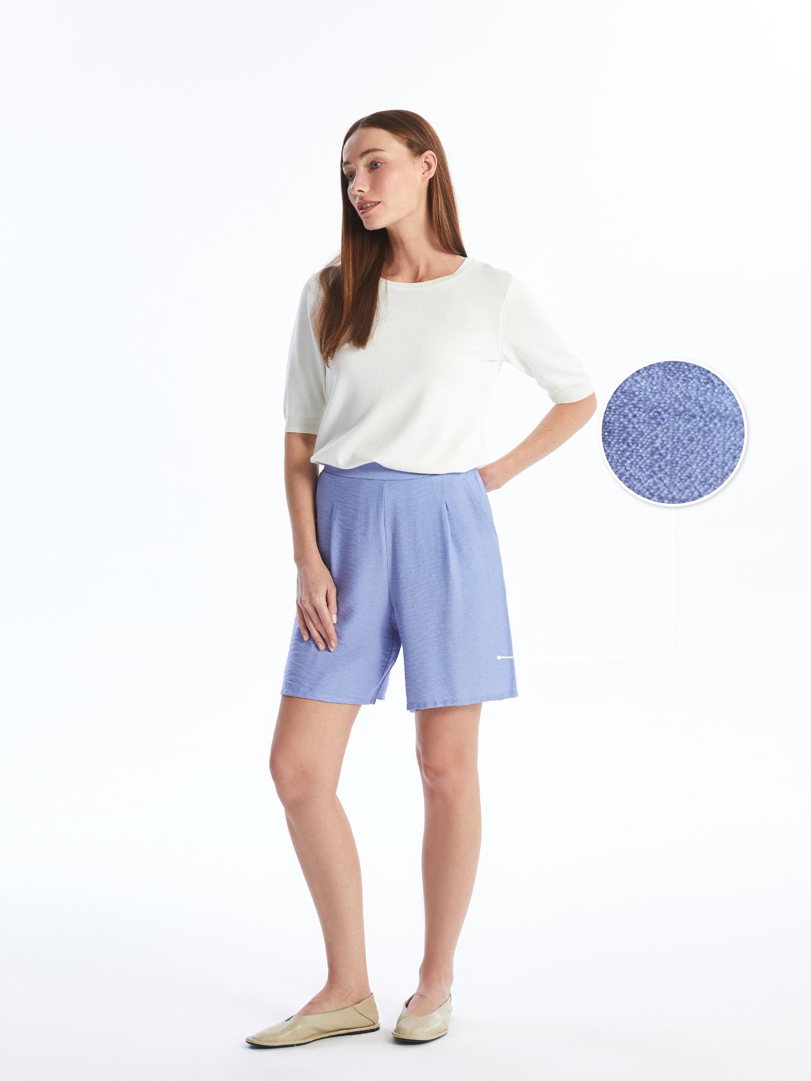 LC Waikiki Ženski šorts S4ND06Z8-GQZ, Lavanda