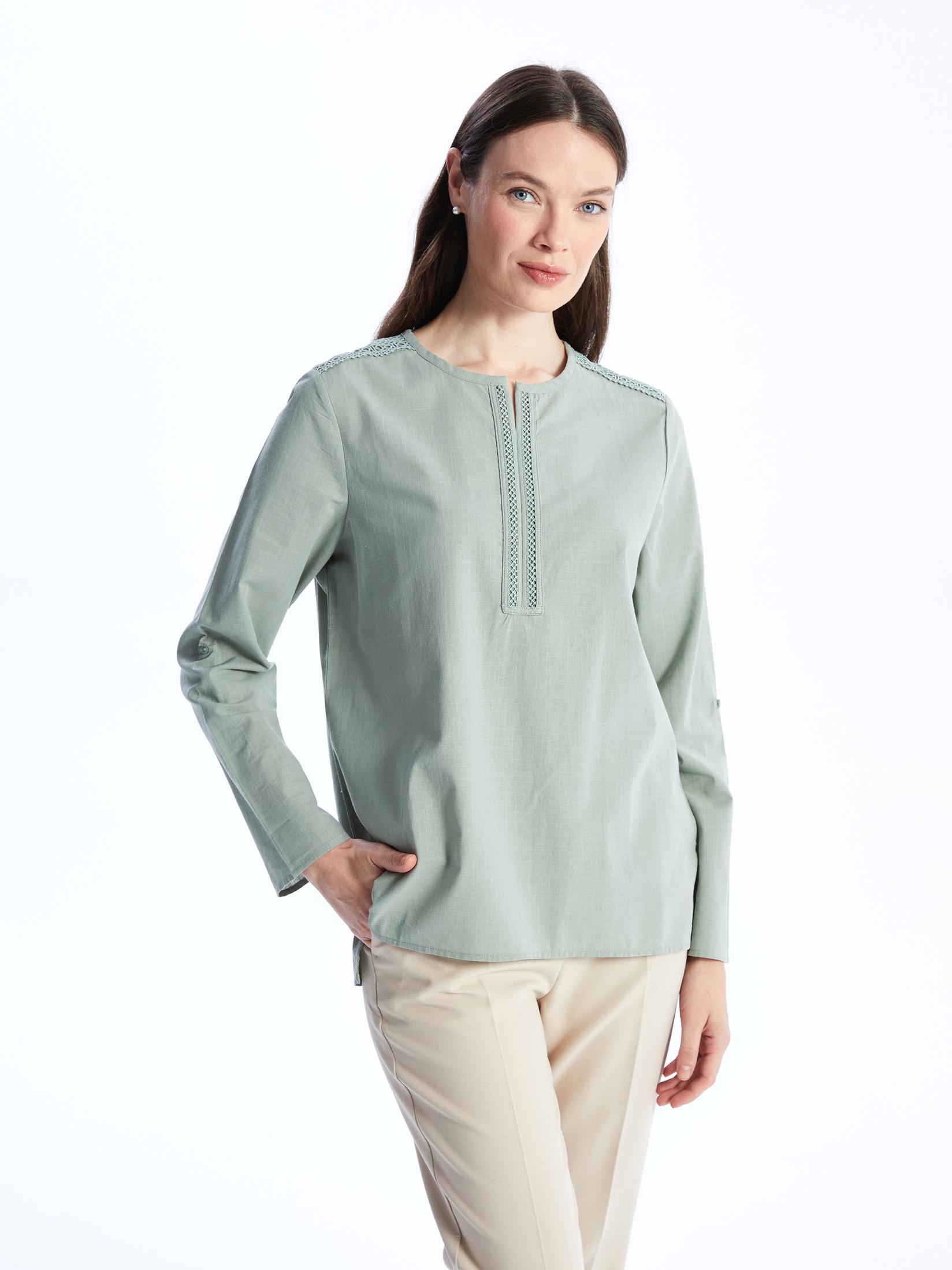 LC Waikiki Ženska bluza S4BI86Z8-GCS, Zelena