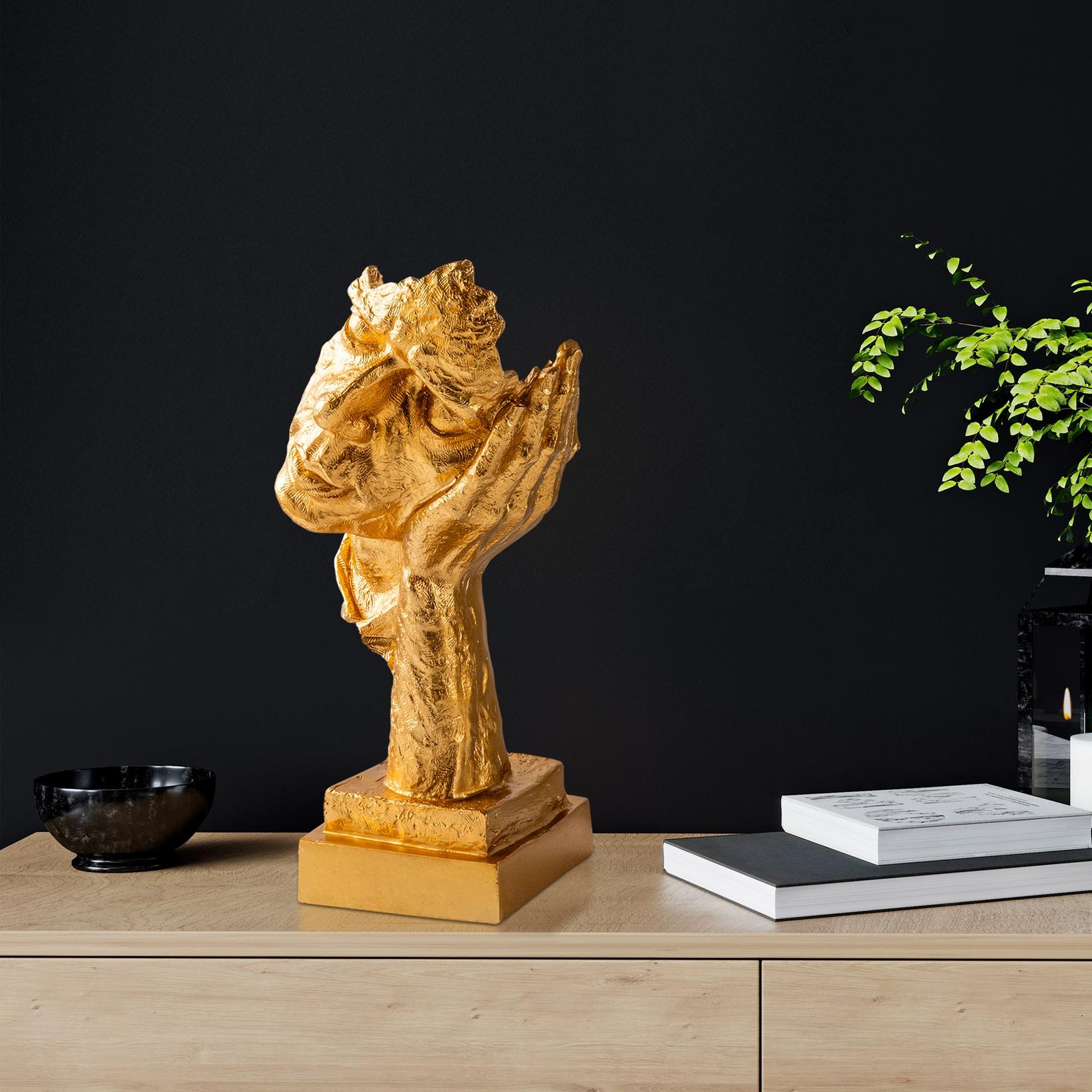 Aberto Design Dekorativna figura Yak-030-C, 16x33x14 cm