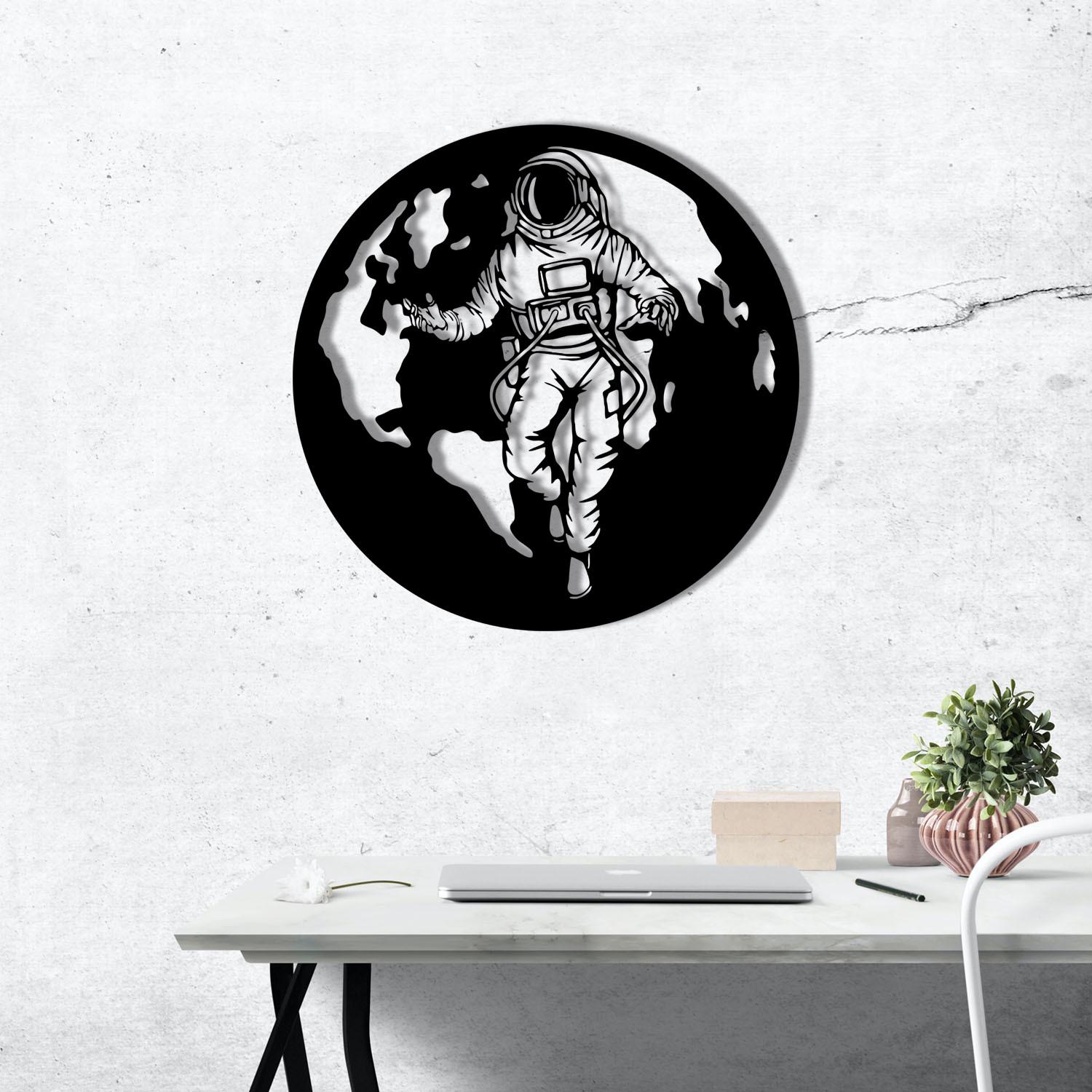 Wallity Zidna dekoracija Asti, 61x61 cm, 1.2mm, Crna