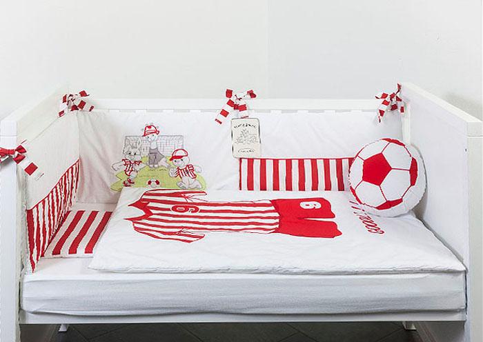 Tri drugara Posteljina fudbaleri, Belo - Crvena