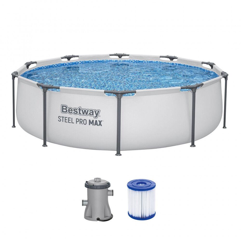 BESTWAY Bazen sa filter pumpom 305x76cm STEEL PRO MAX 56408