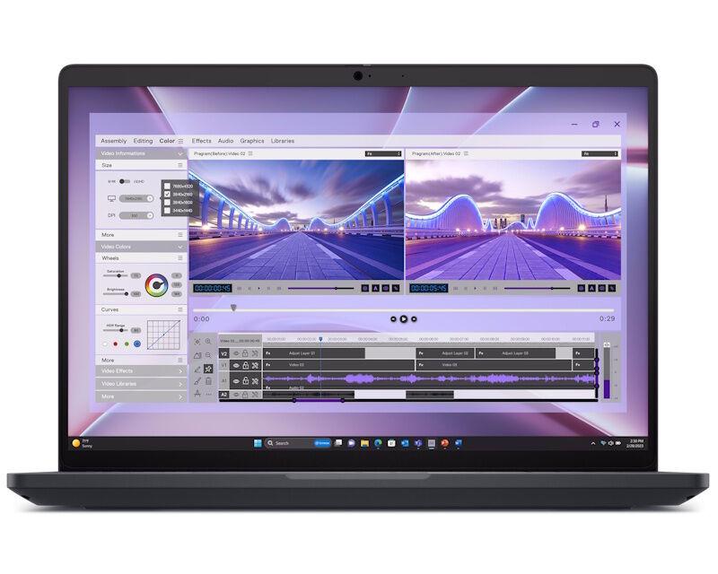 Dell Laptop Pro Max 16 16" FHD+ 300nits Core Ultra 7 265H 64GB 1TB SSD RTX PRO 1000 8GB Backlit FP SC Win11Pro 3yr ProSupport