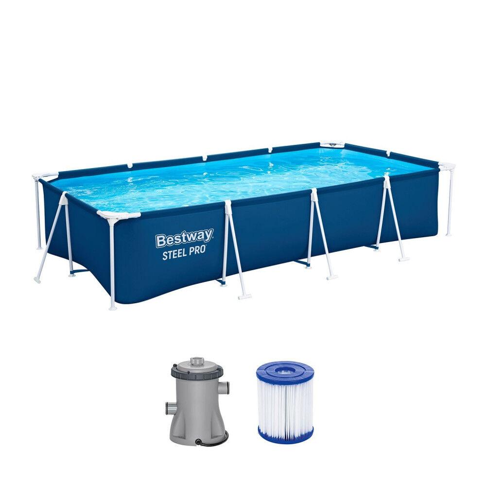 BESTVEЈ bazen čelik Pro 13'1" x 6'11" x 32"/4,00 m x 2,11 m x 81 cm