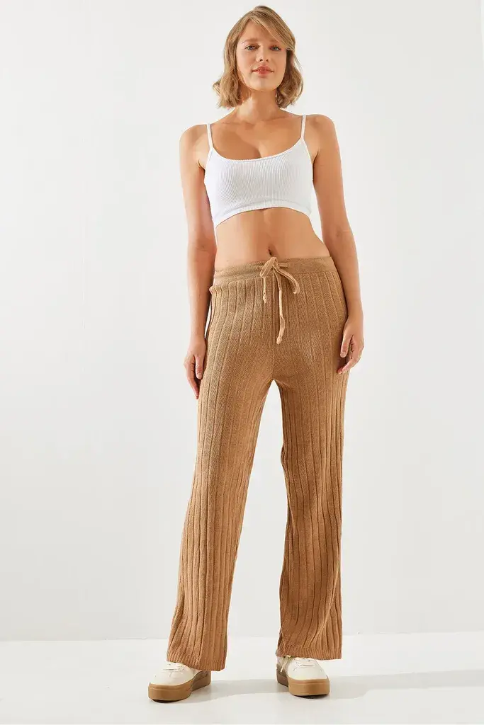 Bianco Lucci Ženske pantalone 20223118, Smeđe