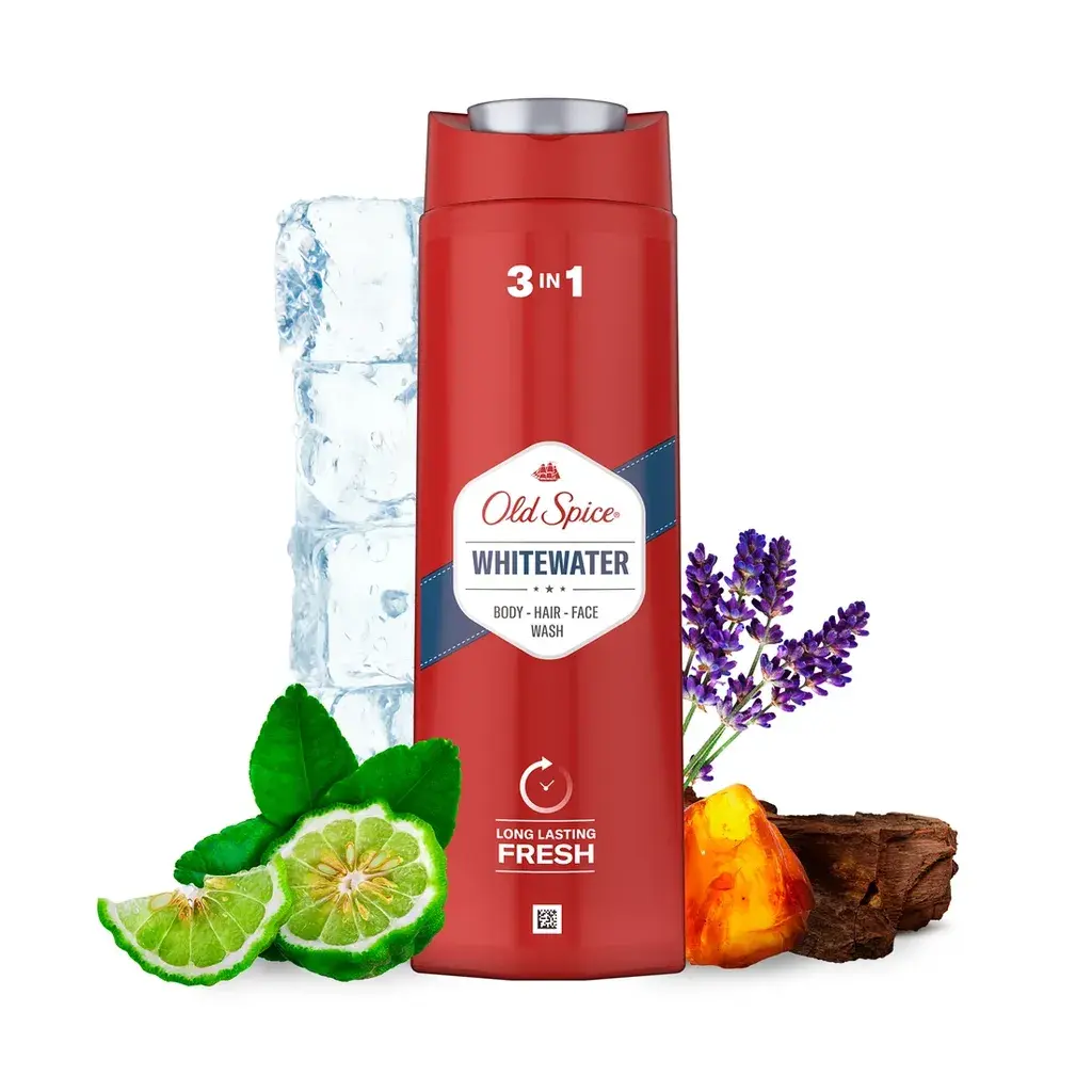 Old Spice Gel za tuširanje Whitewater 3u1, 250 ml