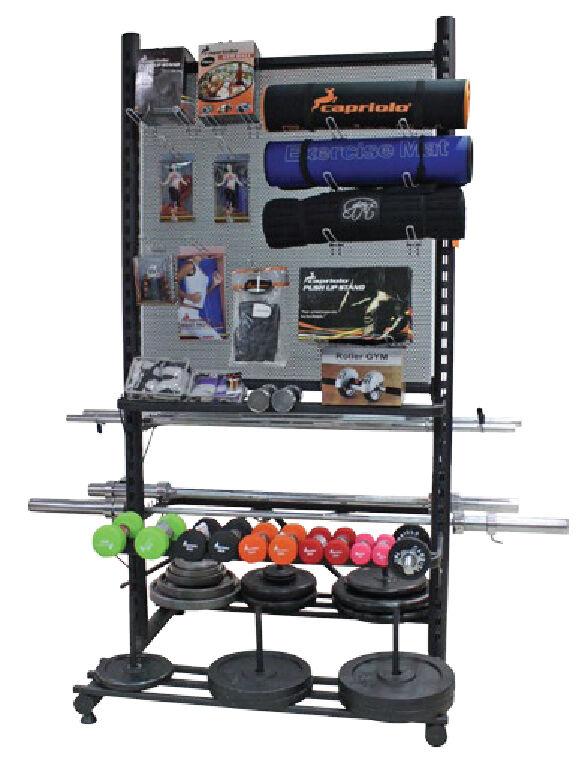 Capriolo Stalak za fitnes opremu, Crni