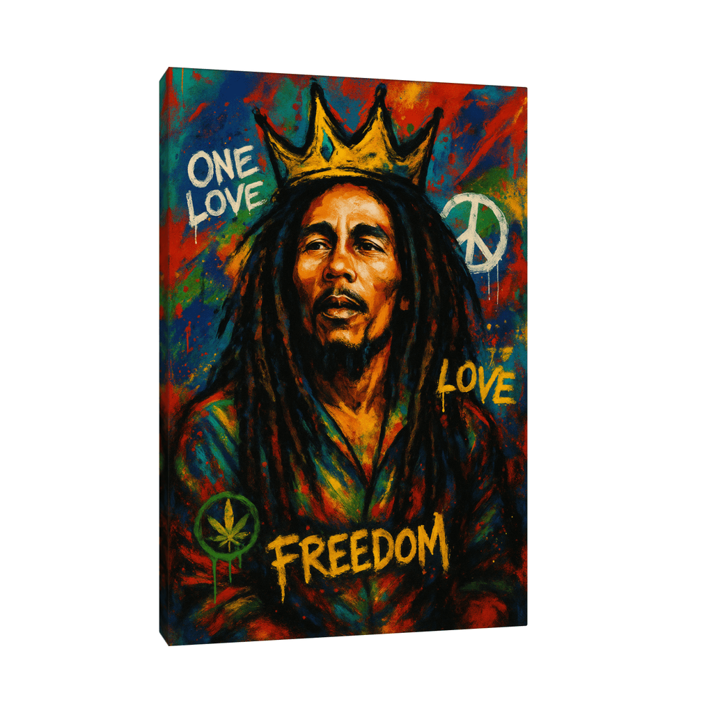 Canvas Slika na platnu Bob Marley, Bez rama, 60x90cm