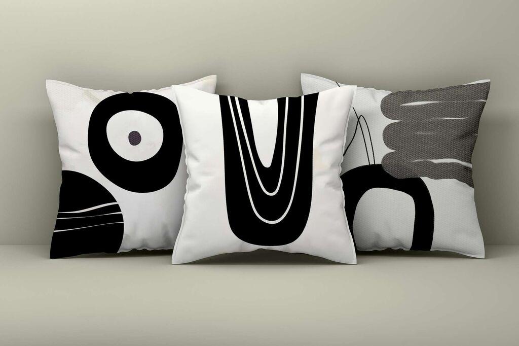 Aberto Design Set dekorativnih jastučnica Asr_plw25-47, 43x43 cm, 3 komada, Šarena