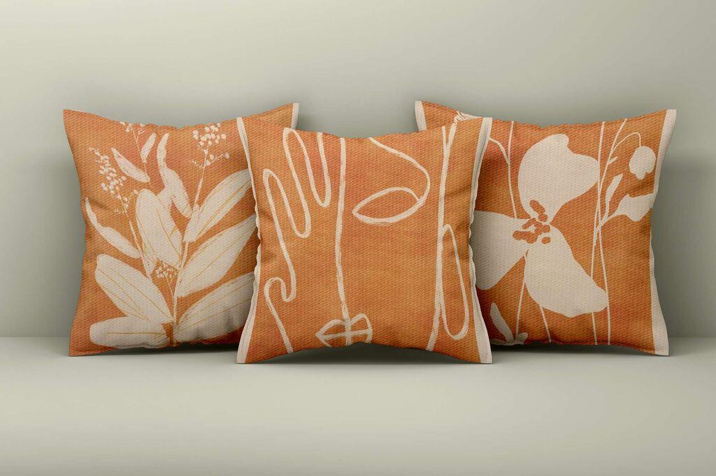 Aberto Design Set dekorativnih jastučnica Asr_plw25-37, 43x43 cm, 3 komada, Šarena