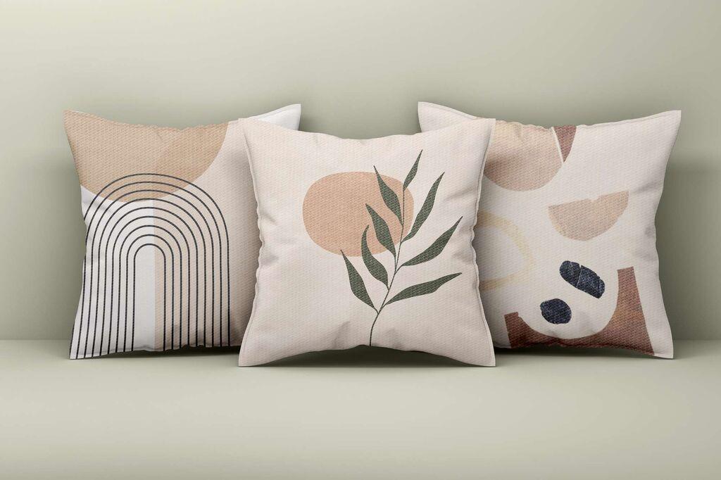 Aberto Design Set dekorativnih jastučnica Asr_plw25-52, 43x43 cm, 3 komada, Šarena