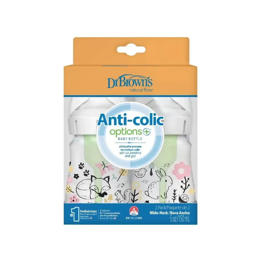 Dr Brown’s Flašica za bebe Anti-Colic, Plastična, 2 komada