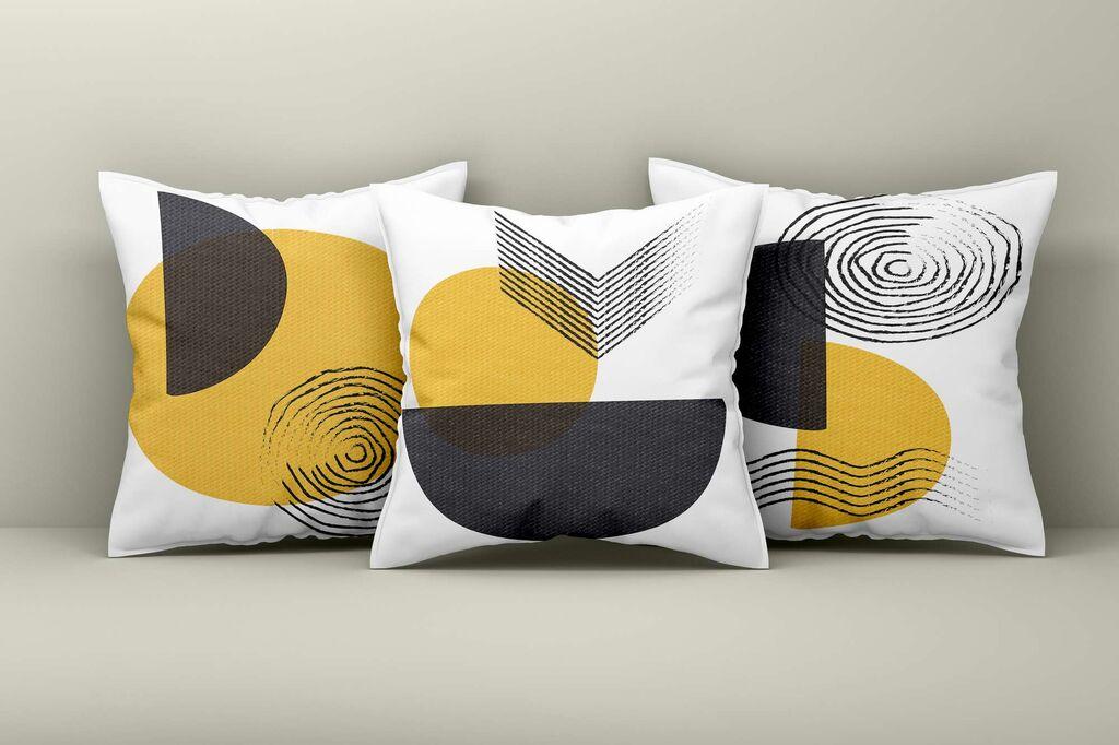 Aberto Design Set dekorativnih jastučnica Asr_plw25-20, 43x43 cm, 3 komada, Šarena