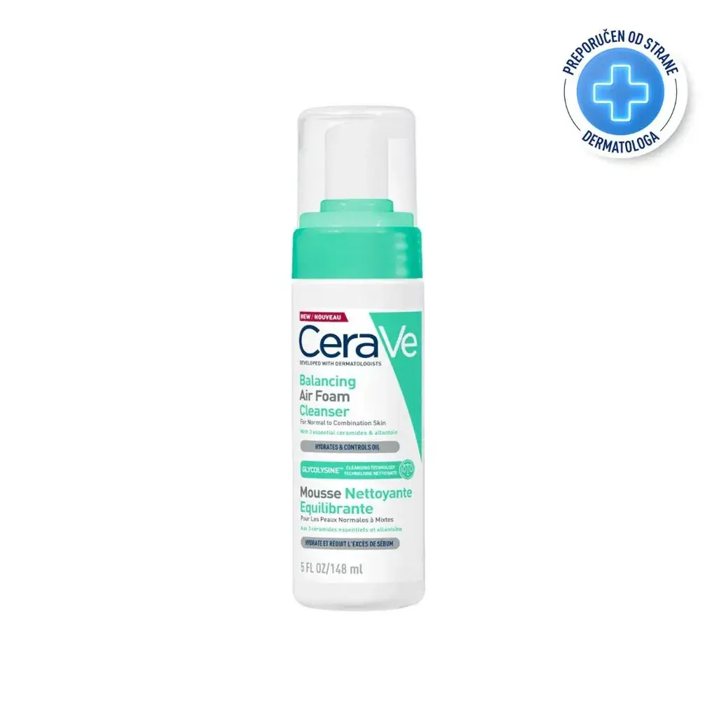 CeraVe  Pena za čišćenje lica Balancing Air, 148 ml