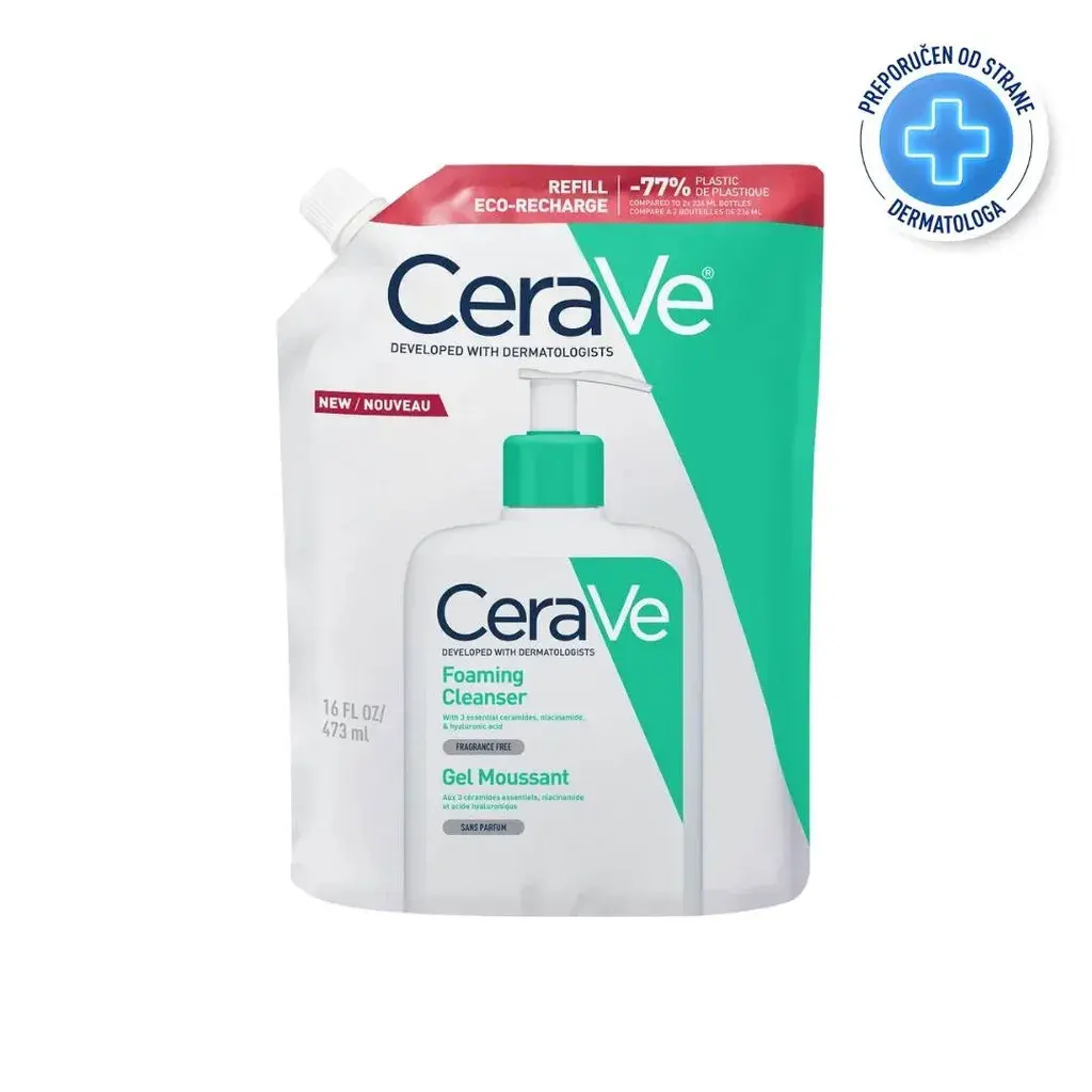 CeraVe Gel za umivanje lica i kupanje, 473 ml
